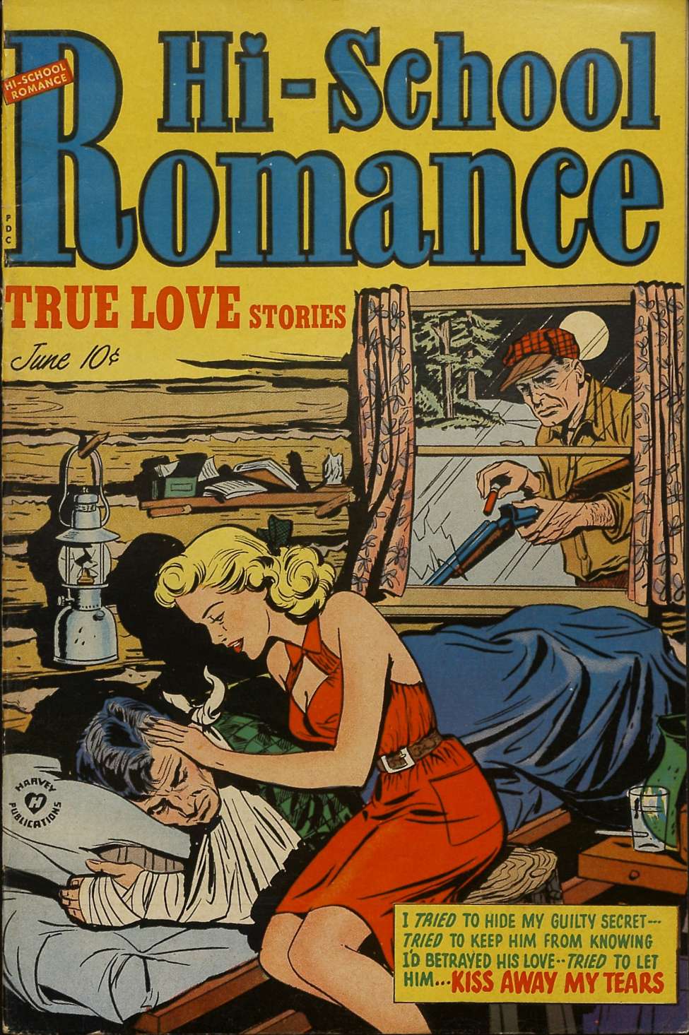 Comic Book Cover For Hi-School Romance 15