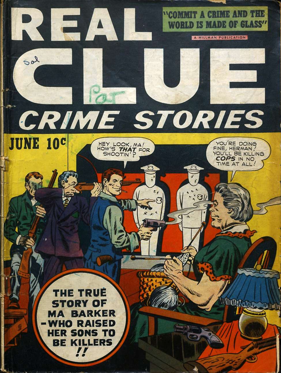 Book Cover For Real Clue Crime Stories v2 4