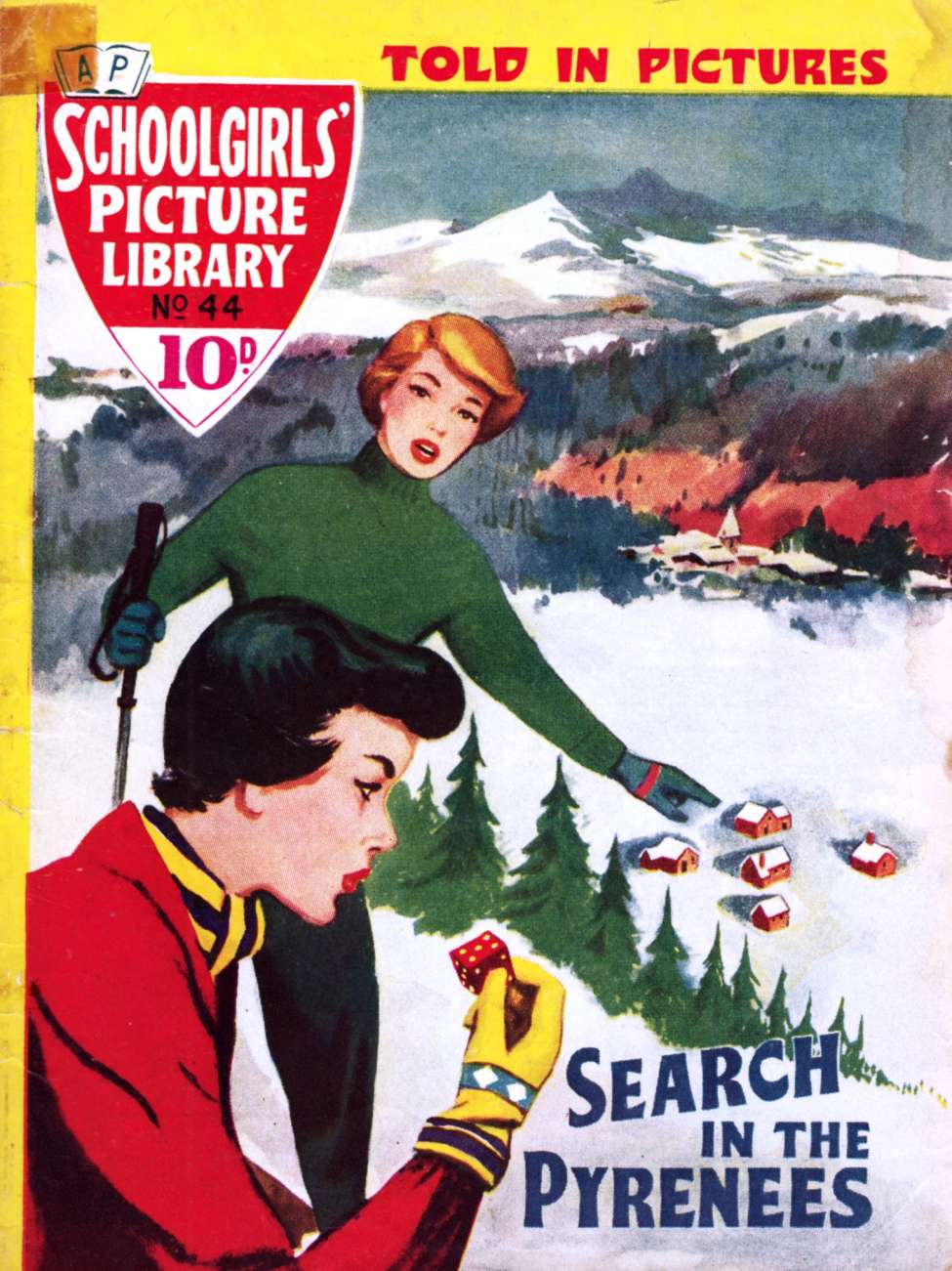 Book Cover For Schoolgirls' Picture Library 44 - Search in the Pyrenees