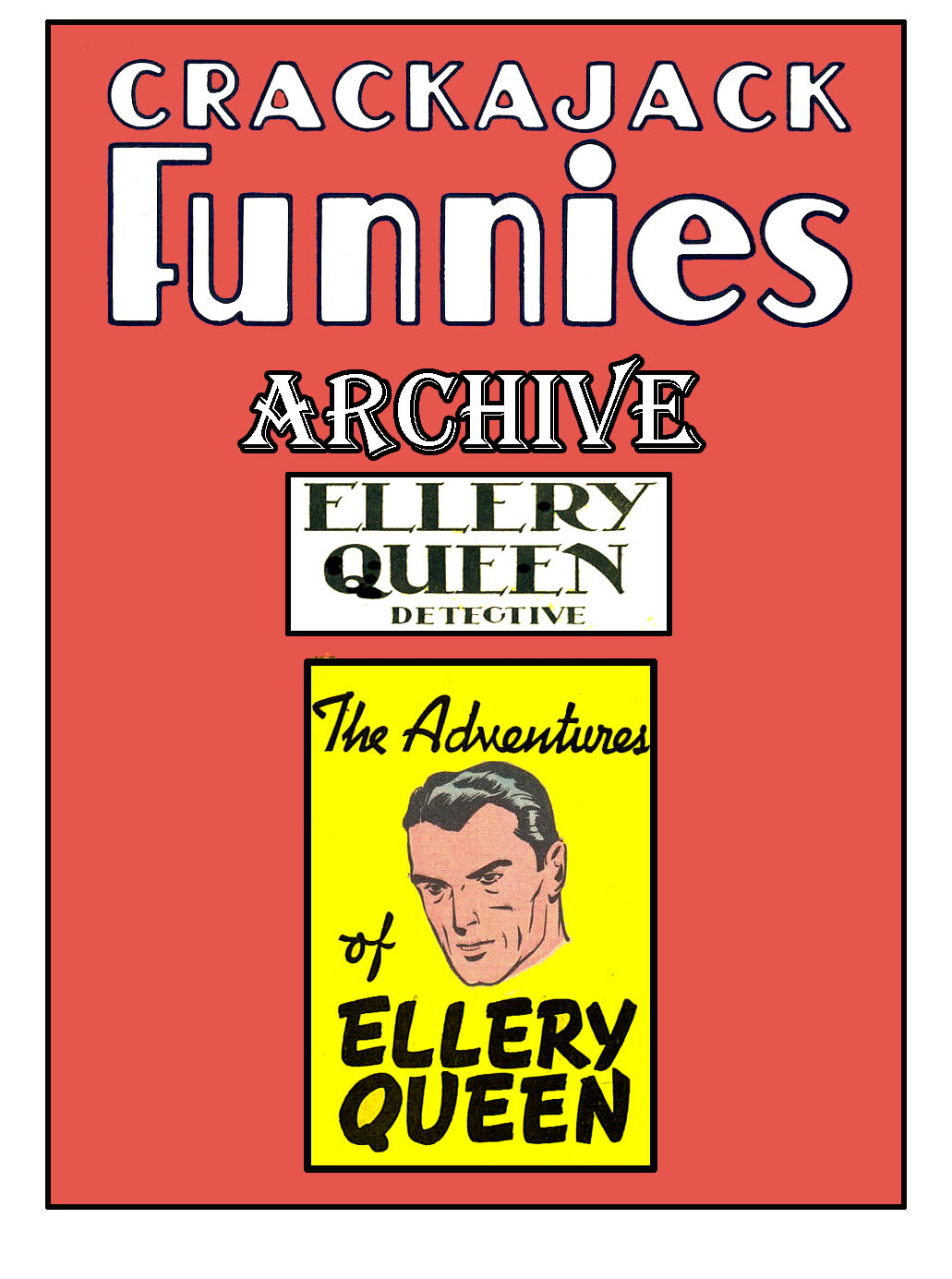 Comic Book Cover For Ellery Queen Detective - Crackajack Archive