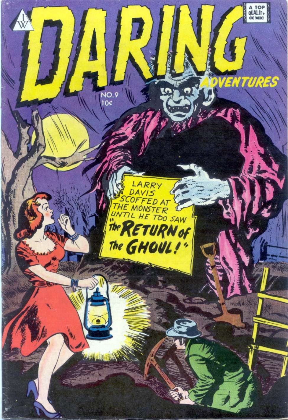 Comic Book Cover For Daring Adventures 9