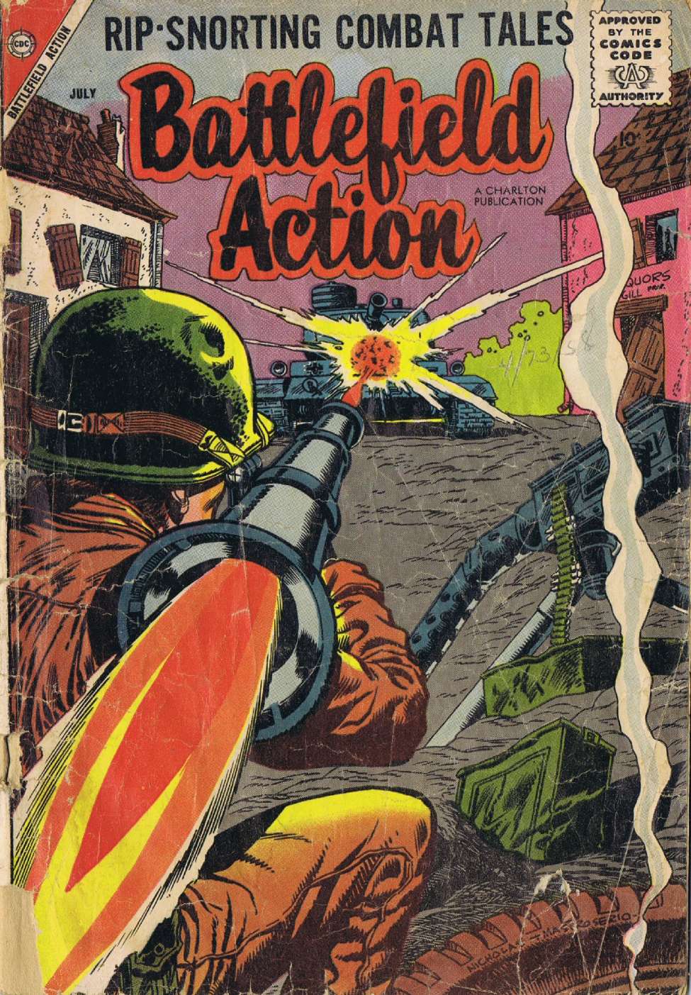 Comic Book Cover For Battlefield Action 20