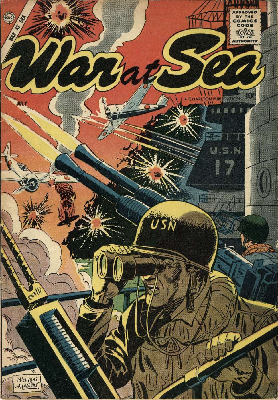 Comic Book Cover For War at Sea 26