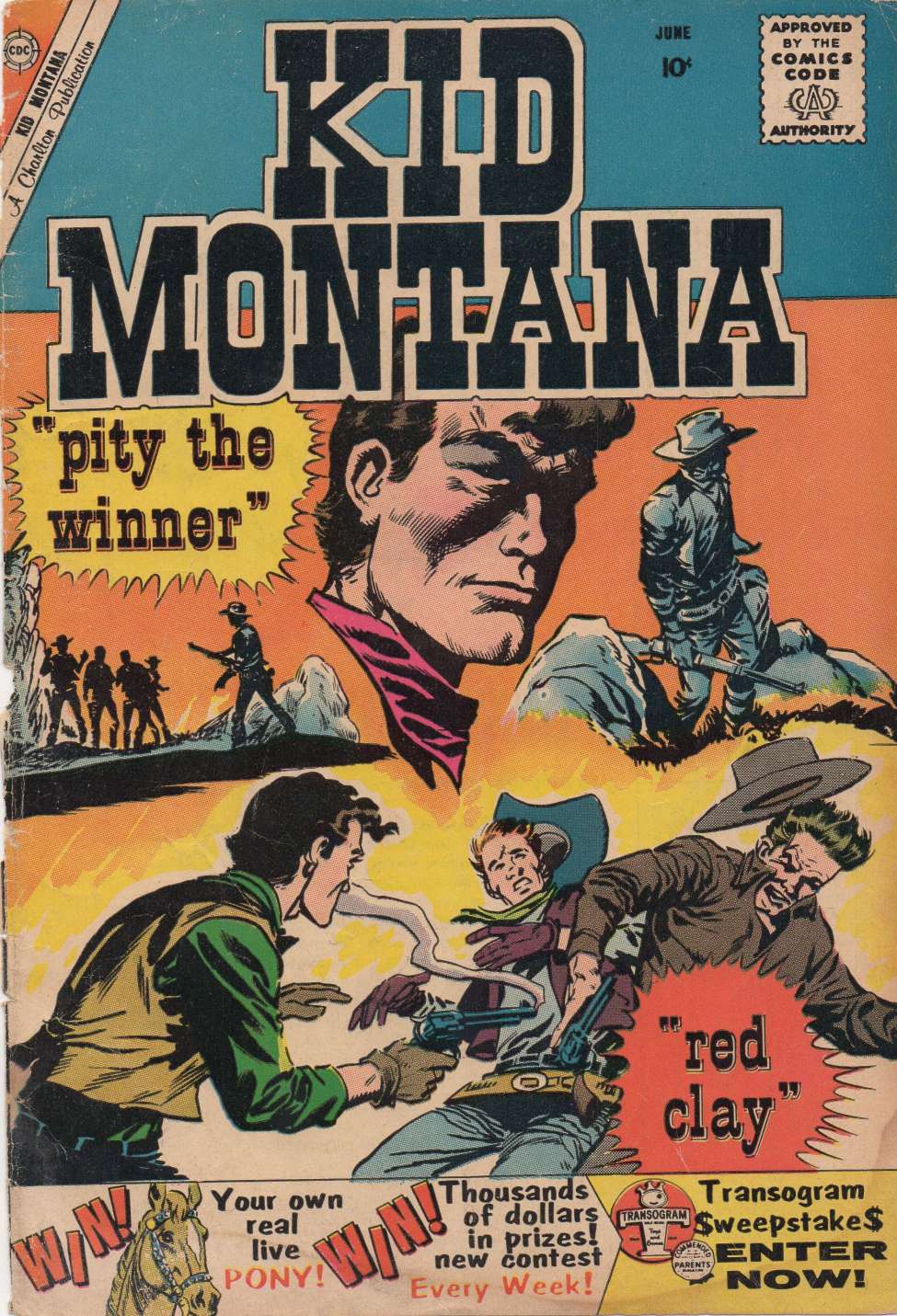 Comic Book Cover For Kid Montana 23
