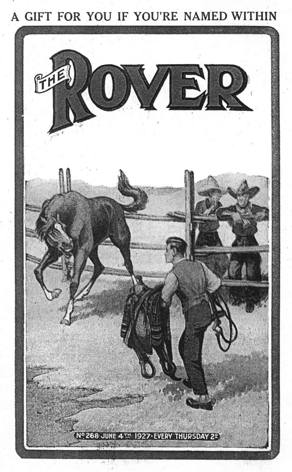 Comic Book Cover For The Rover 268