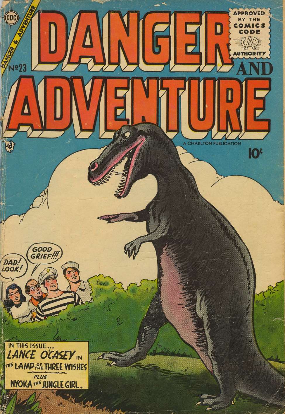 Comic Book Cover For Danger And Adventure 23