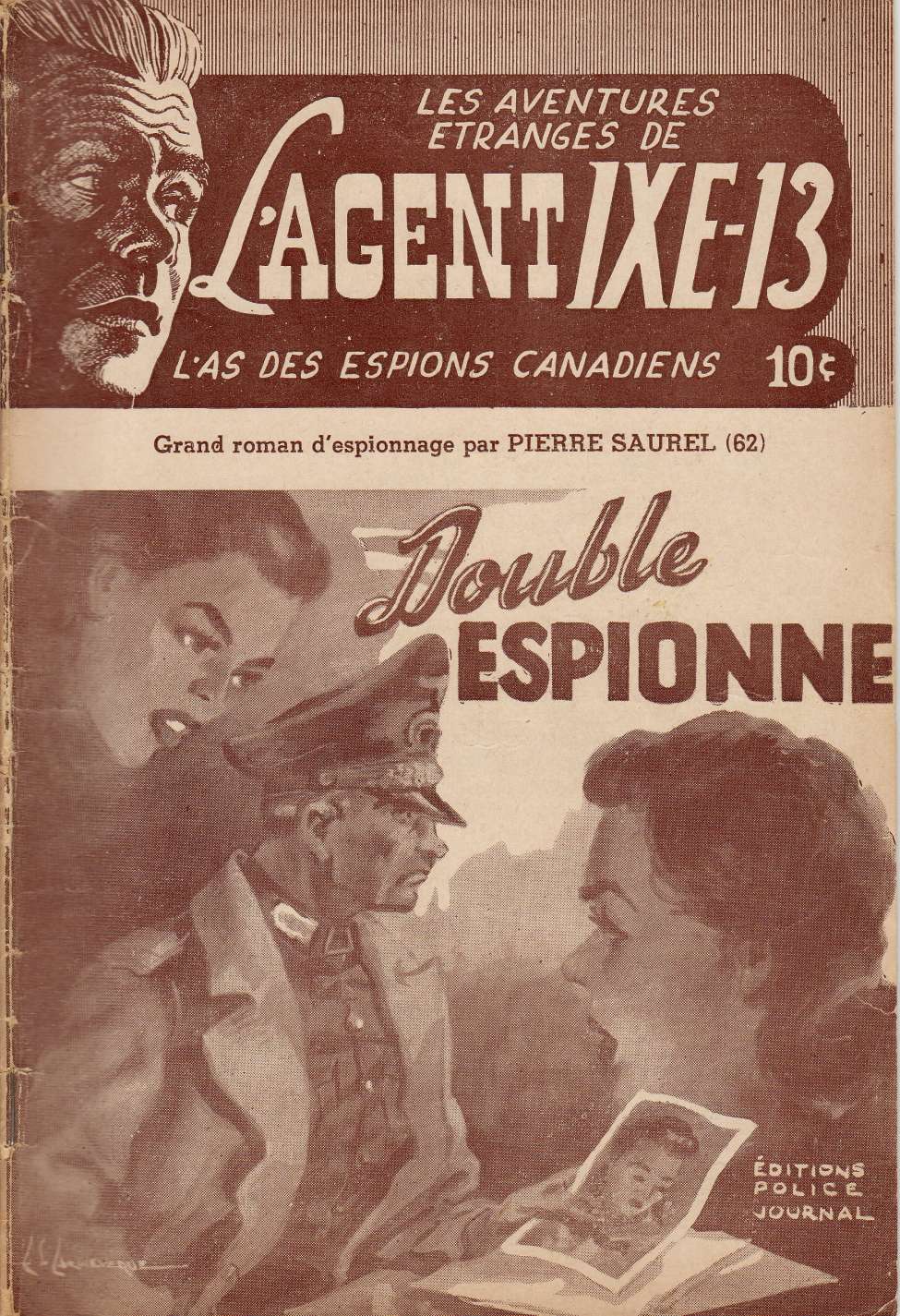 Book Cover For L'Agent IXE-13 v2 62 - Double espionne