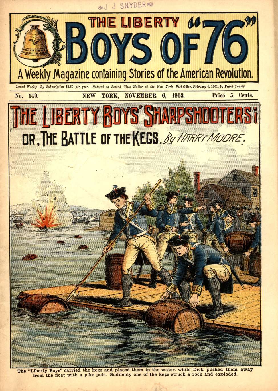 Book Cover For The Liberty Boys of 76 149 - The Liberty Boys' Sharpshooters
