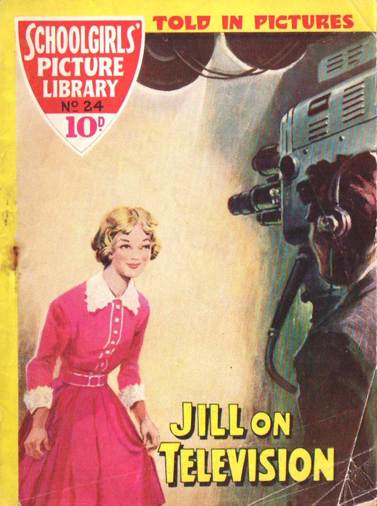 Comic Book Cover For Schoolgirls' Picture Library 24 - Jill On TV