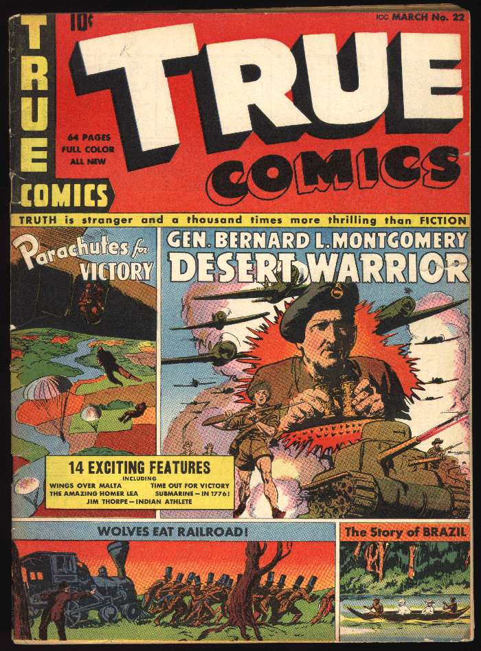 Comic Book Cover For True Comics 22 - Version 1