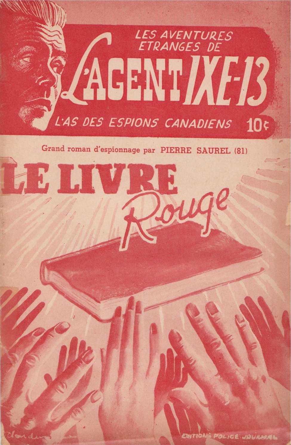 Book Cover For L'Agent IXE-13 v2 81 - Le livre rouge