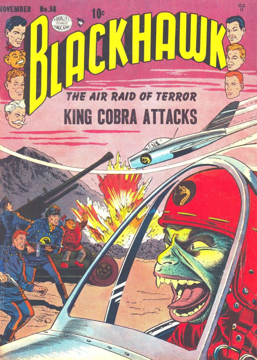 Comic Book Cover For Blackhawk 58 (alt) - Version 2