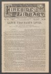 Cover For Fireside Library 86 - Lance Urquhart's Loves