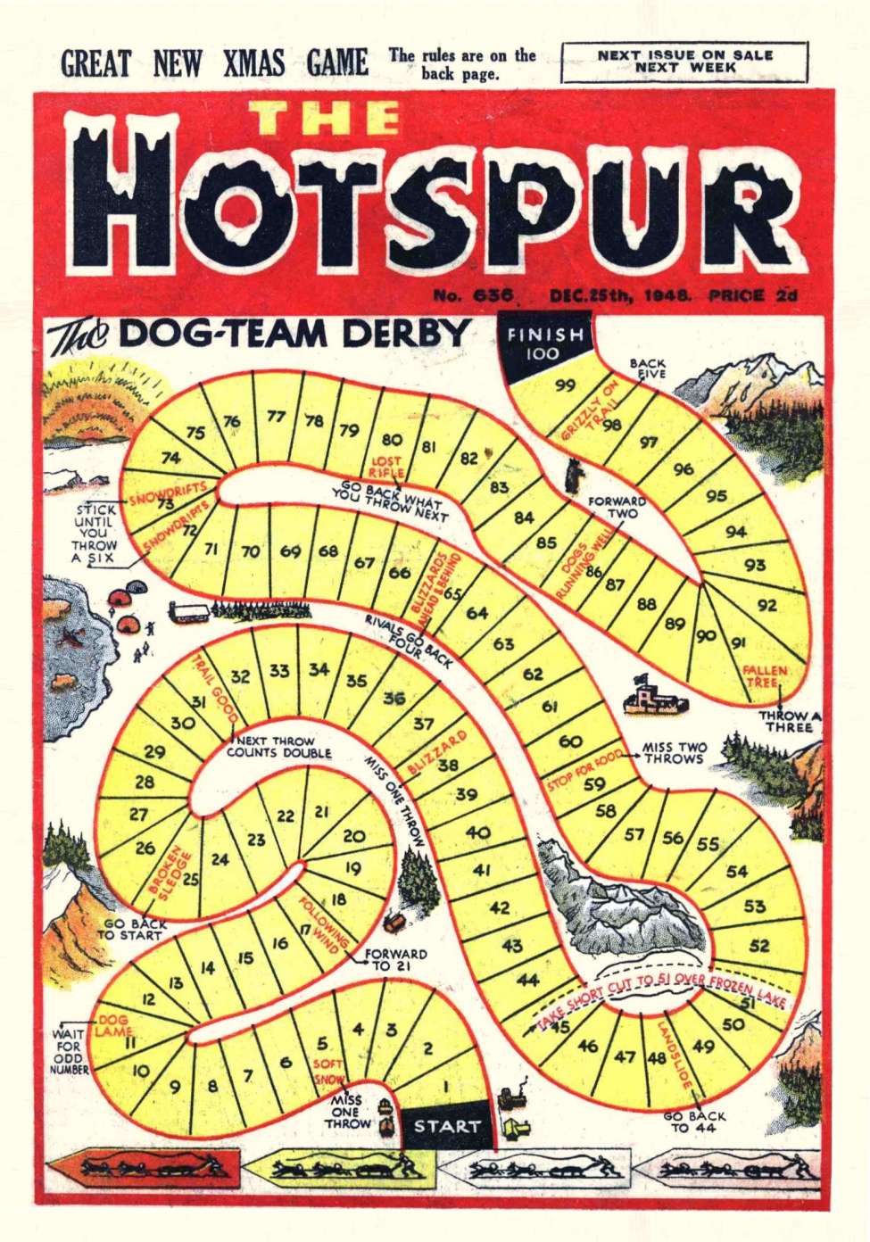 Comic Book Cover For The Hotspur 636