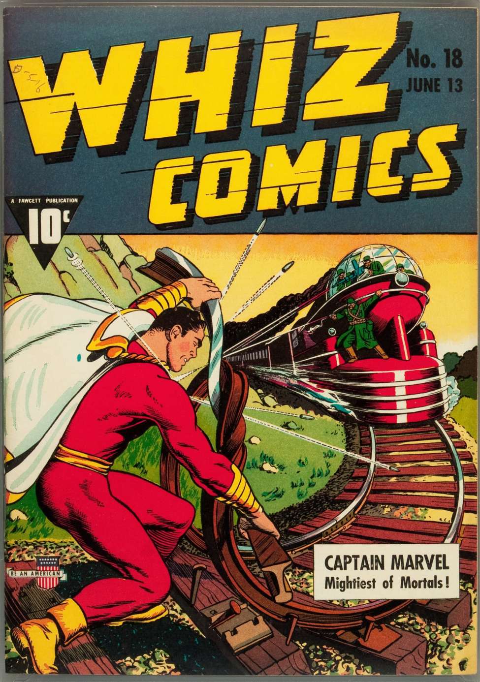 Comic Book Cover For Whiz Comics 18 (paper/2fiche) - Version 2