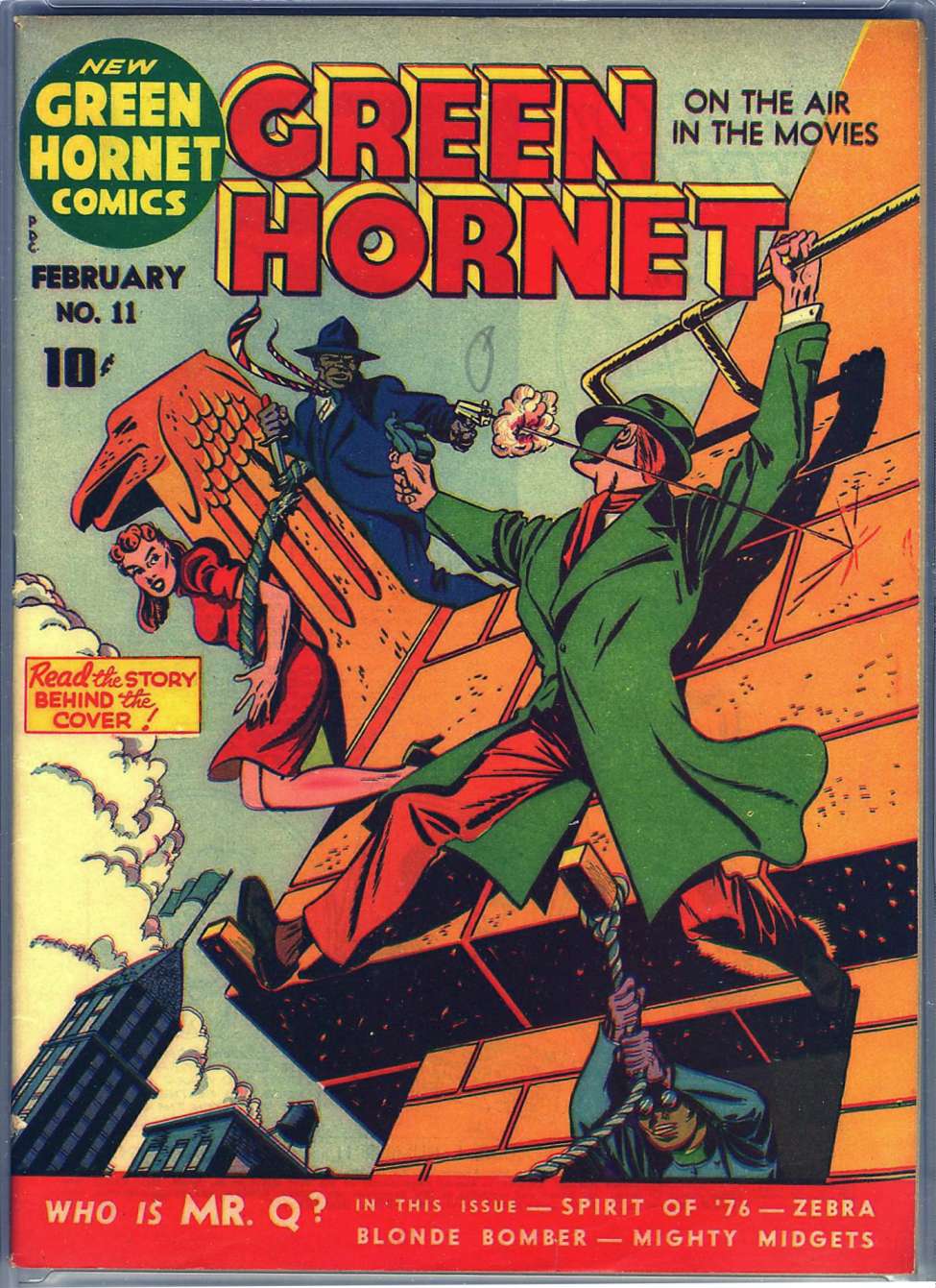 Book Cover For Green Hornet Comics 11