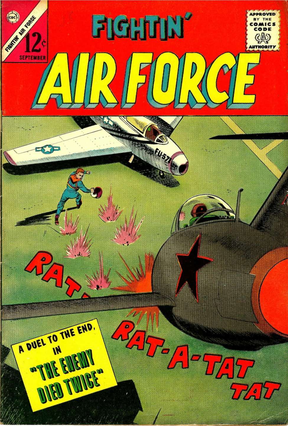 Comic Book Cover For Fightin' Air Force 40