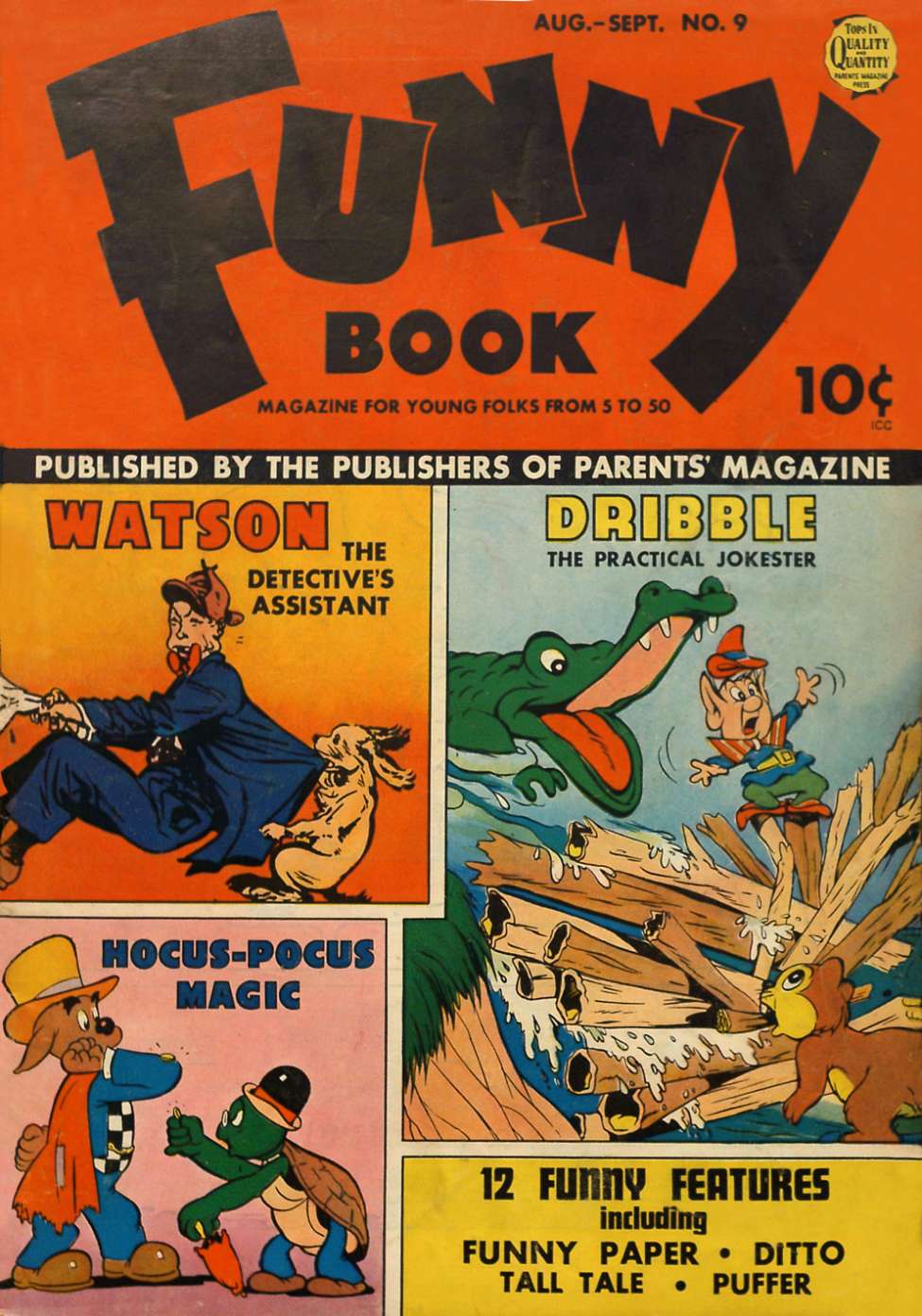 Comic Book Cover For Funny Book 9