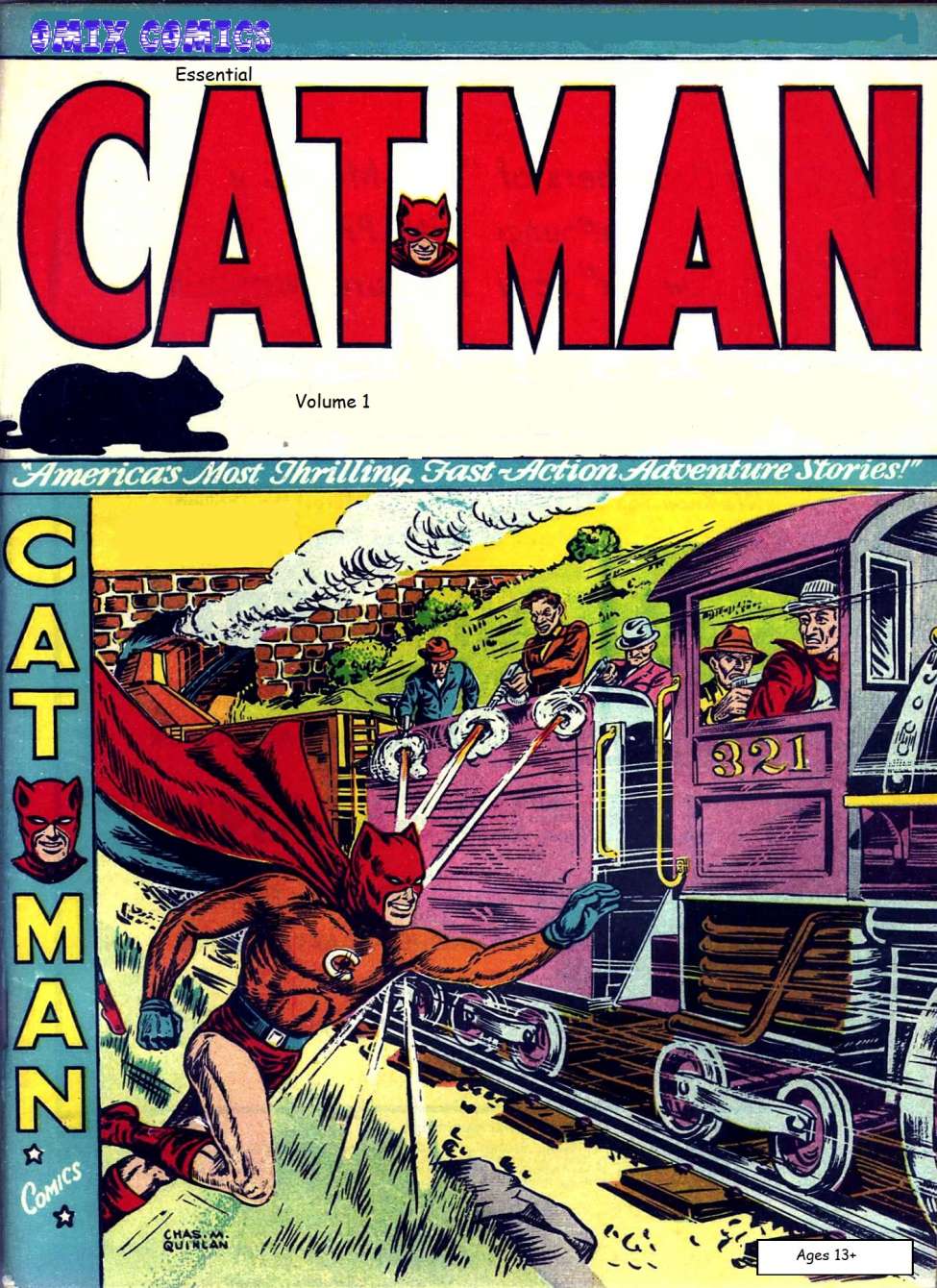 Comic Book Cover For Essential Cat Man v1a
