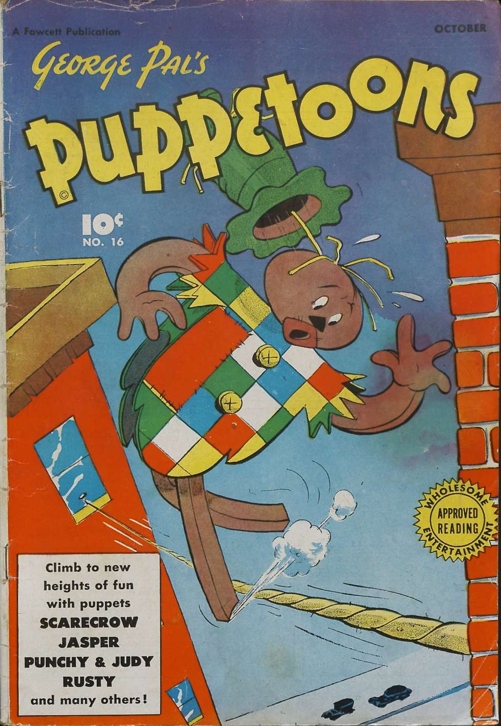 Comic Book Cover For George Pal's Puppetoons 16