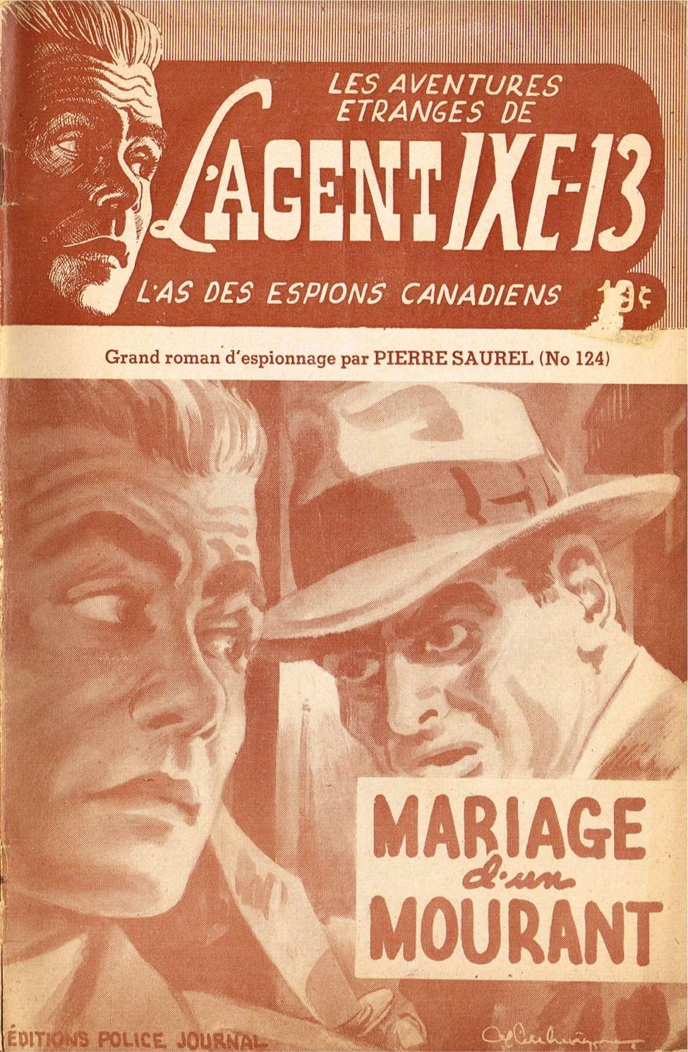 Comic Book Cover For L'Agent IXE-13 v2 124 - Mariage d'un mourant