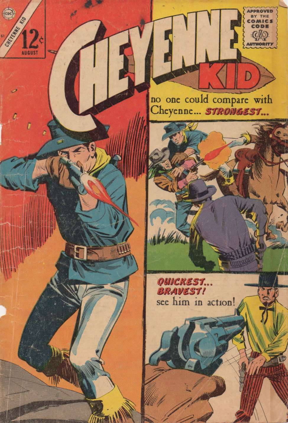Comic Book Cover For Cheyenne Kid 51