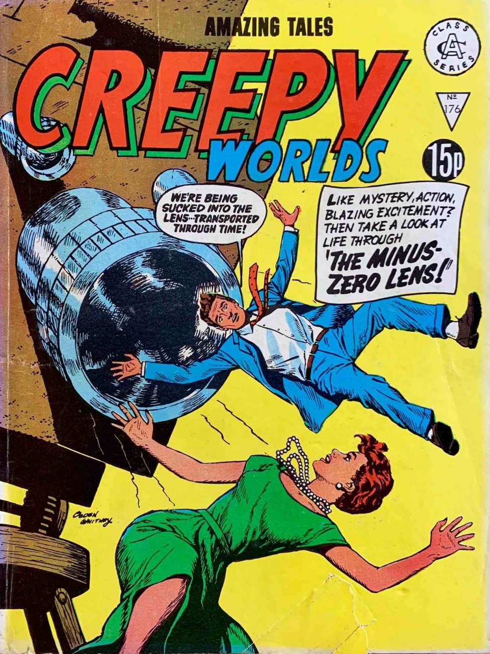 Book Cover For Creepy Worlds 176
