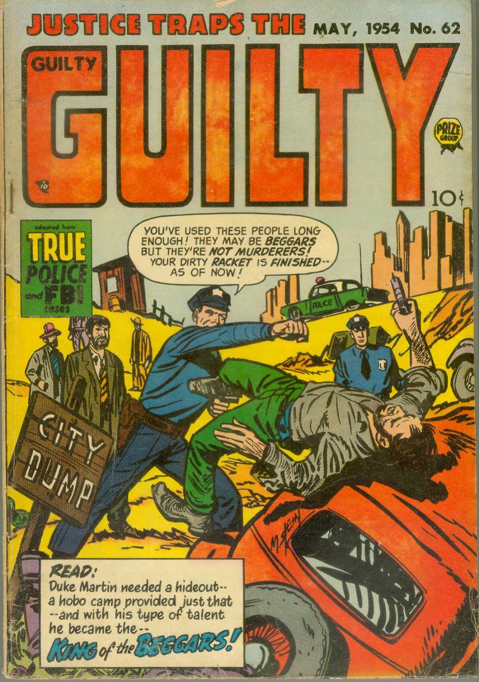 Comic Book Cover For Justice Traps the Guilty 62