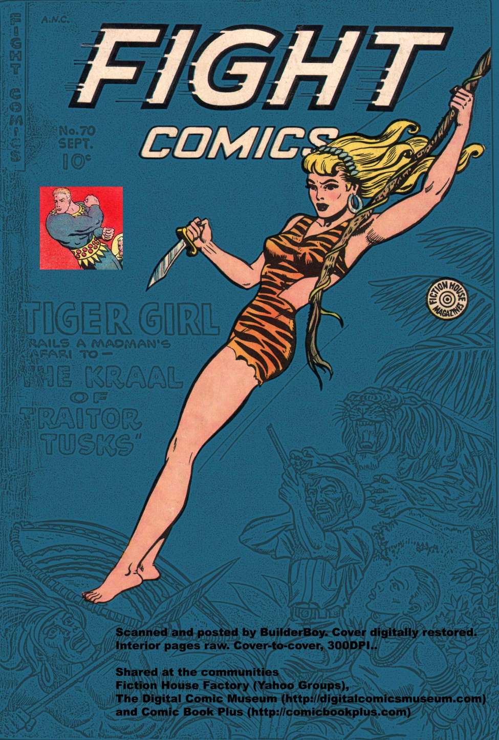 Comic Book Cover For Fight Comics 70