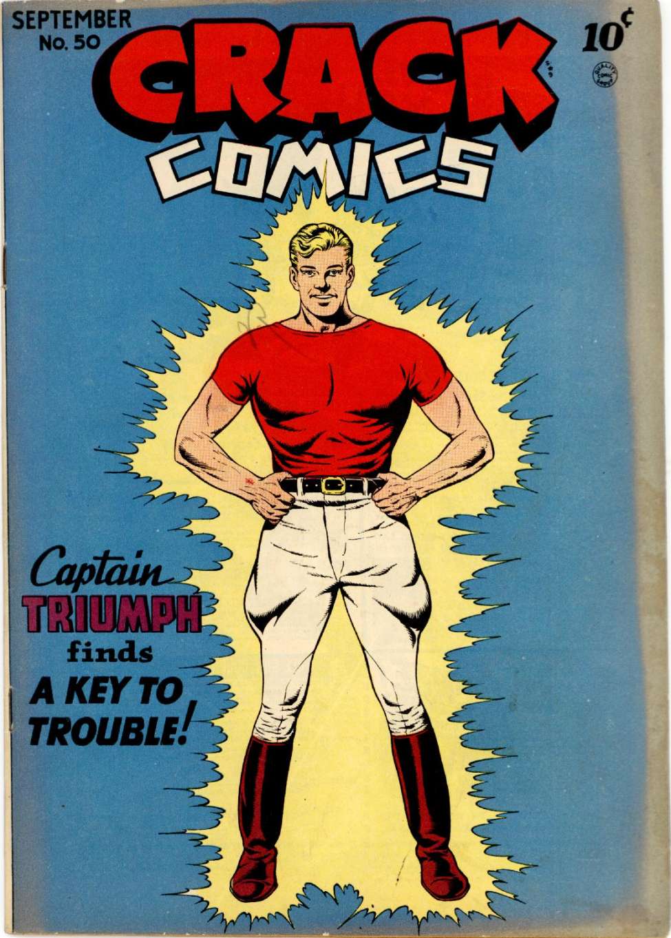 Comic Book Cover For Crack Comics 50
