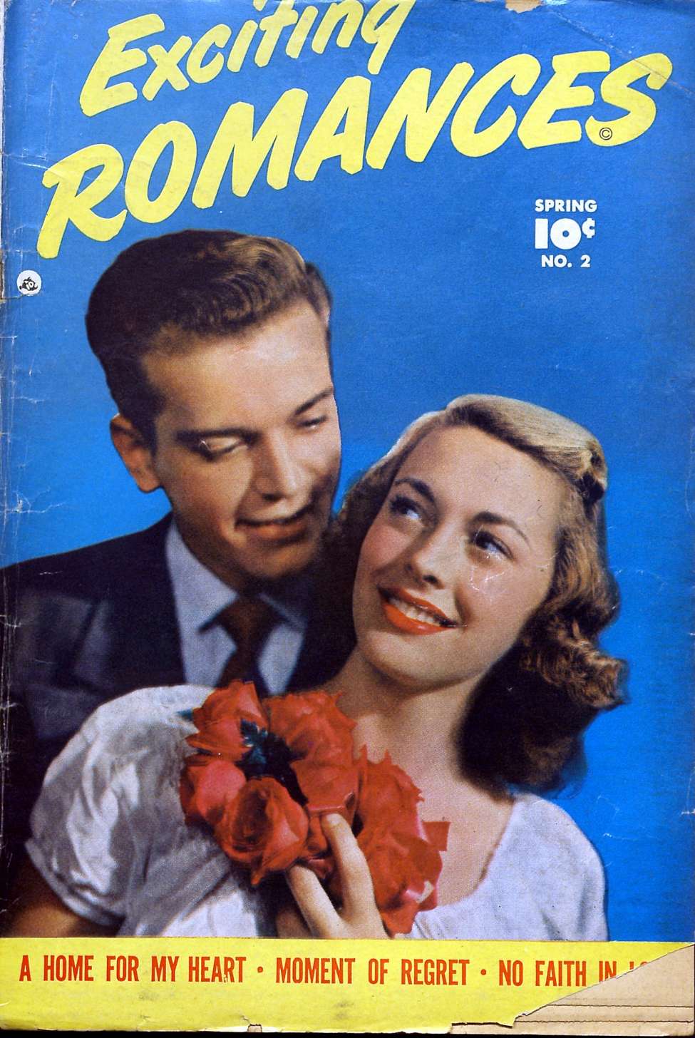 Comic Book Cover For Exciting Romances 2
