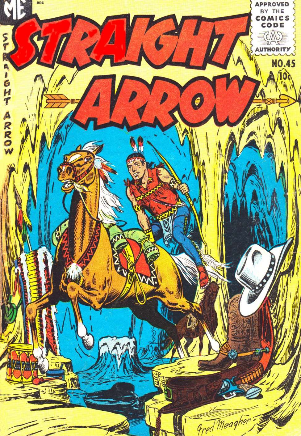 Comic Book Cover For Straight Arrow 45