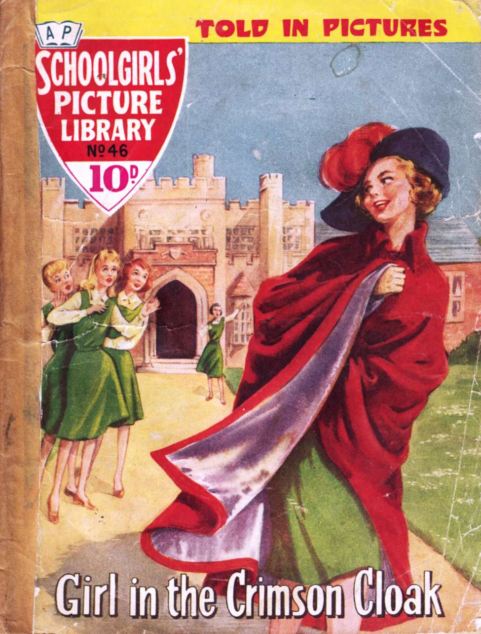 Book Cover For Schoolgirls' Picture Library 46 - Girl in The Crimson Cloak