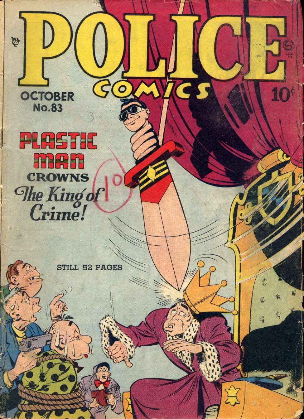 Comic Book Cover For Police Comics 83