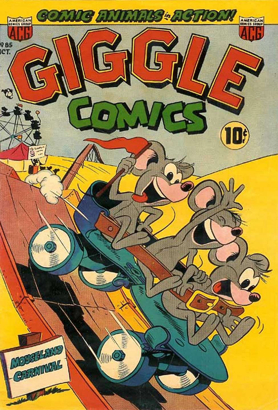Comic Book Cover For Giggle Comics 85