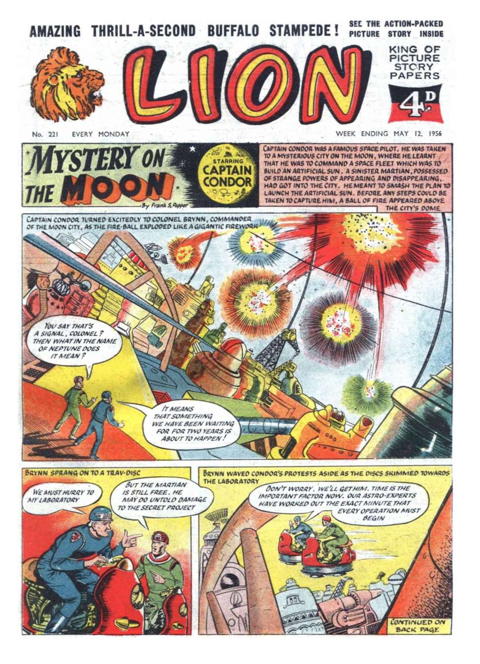 Comic Book Cover For Lion 221