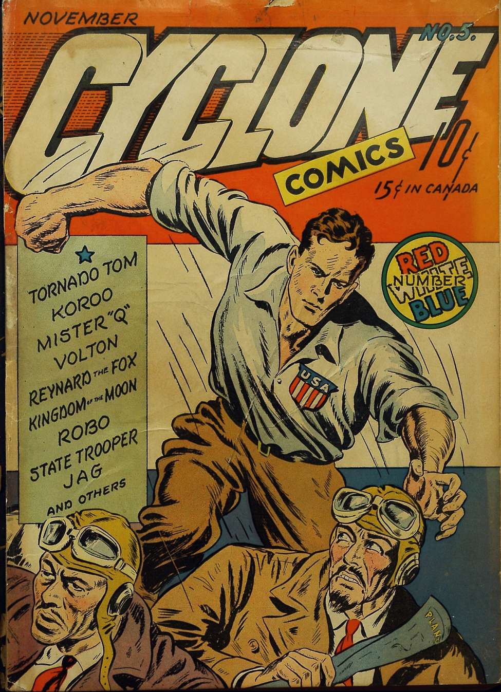 Comic Book Cover For Cyclone Comics 5