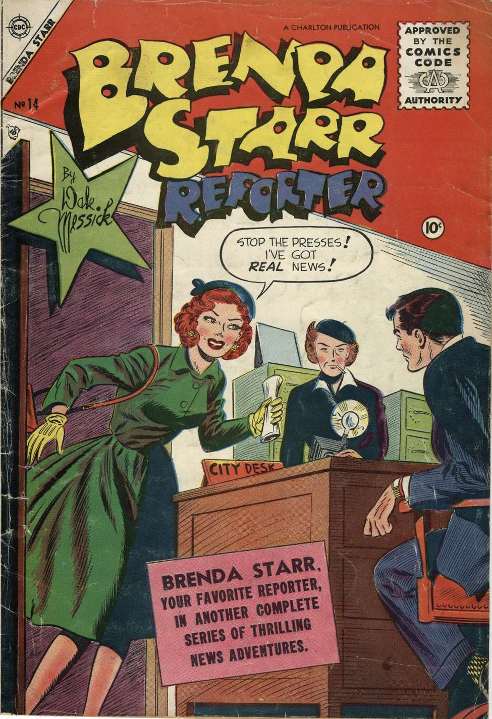 Comic Book Cover For Brenda Starr 14