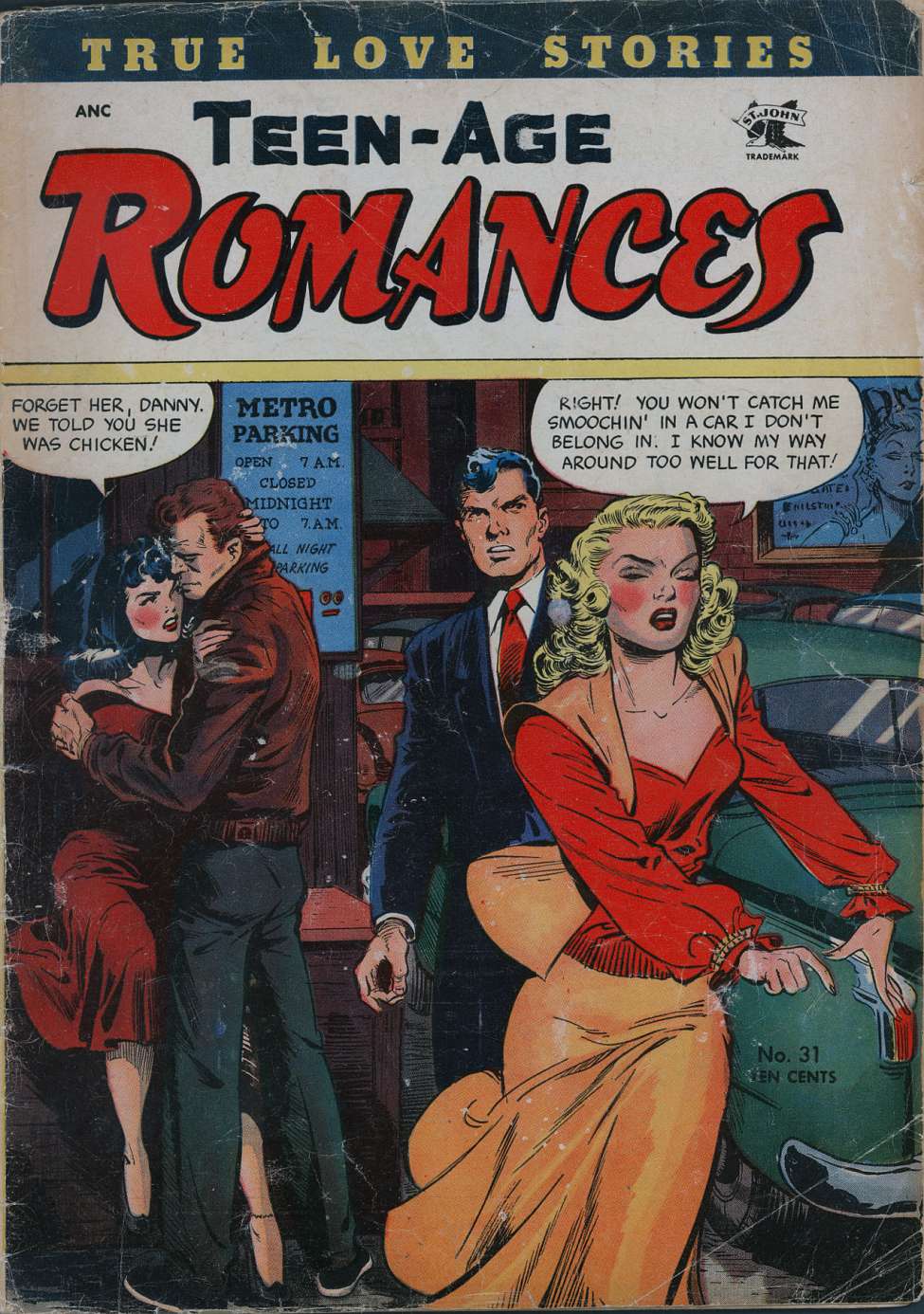 Book Cover For Teen-Age Romances 31