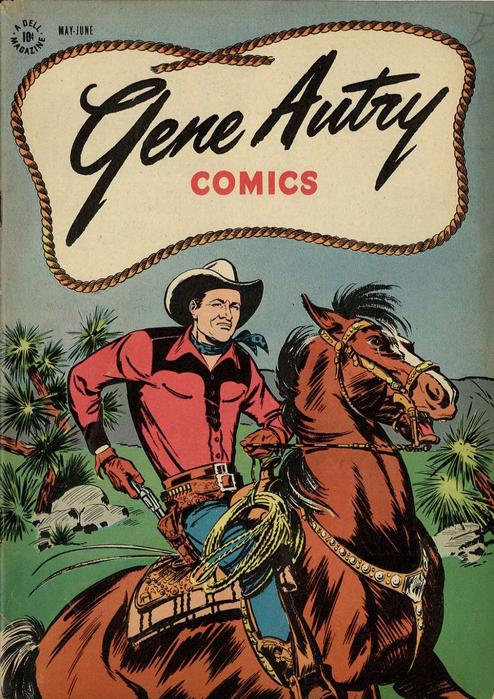 Comic Book Cover For Gene Autry Comics 1
