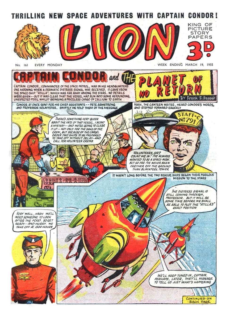 Comic Book Cover For Lion 161