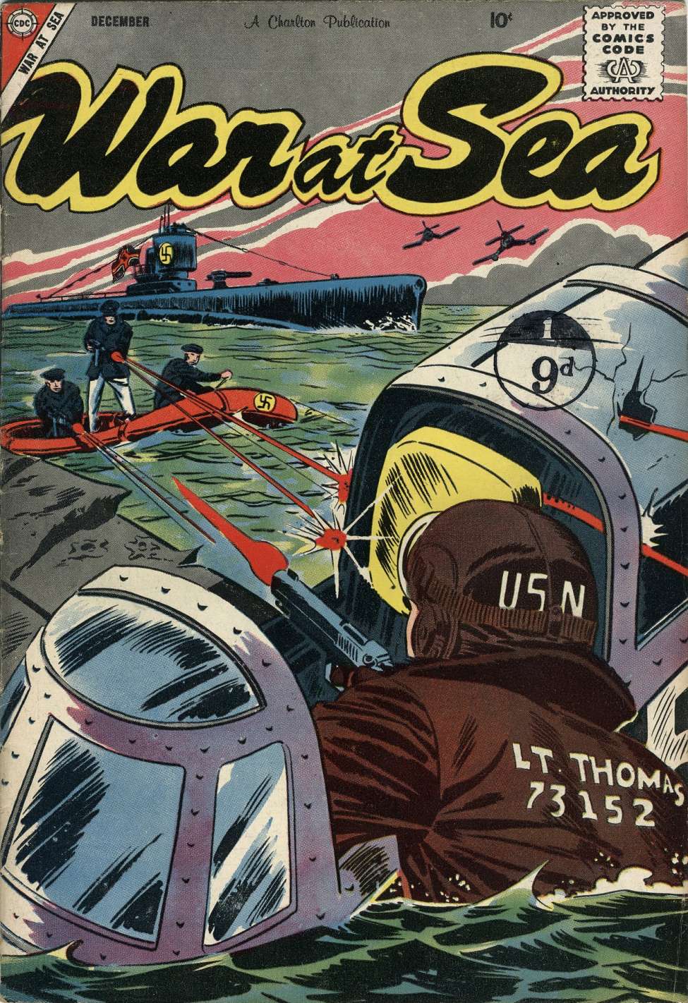 Comic Book Cover For War at Sea 28