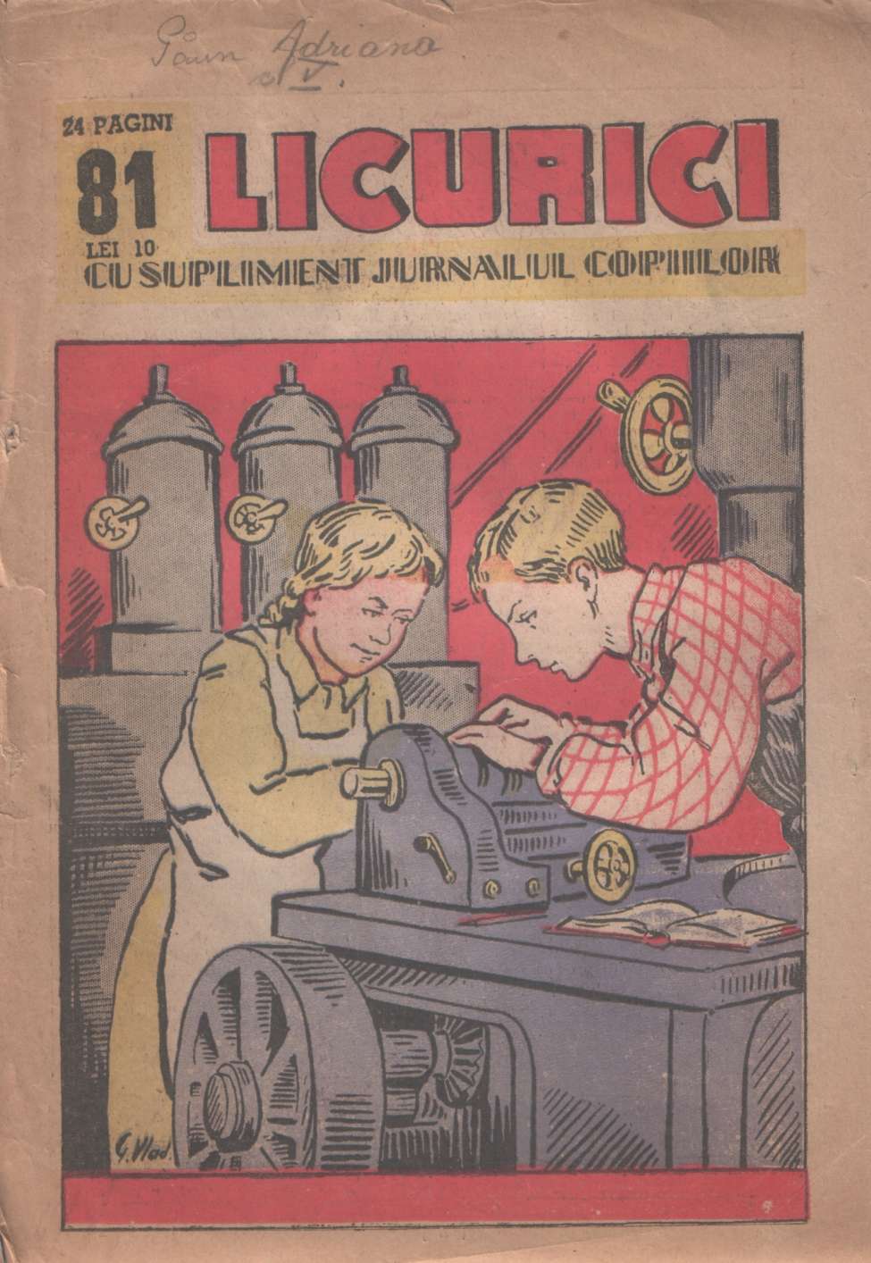 Comic Book Cover For Licurici v2 81