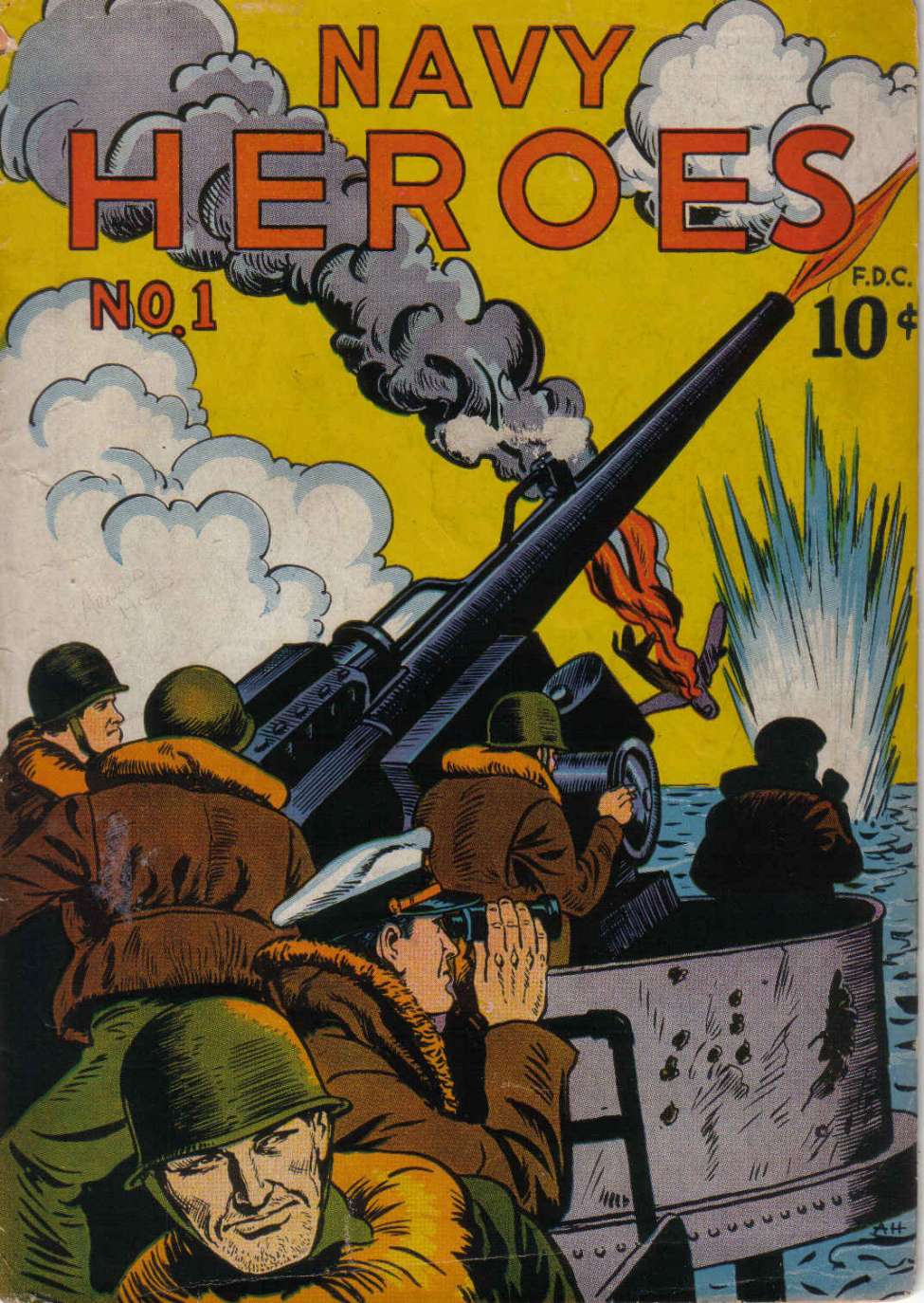 Comic Book Cover For Almanac Publishing Co - Navy Heroes 1