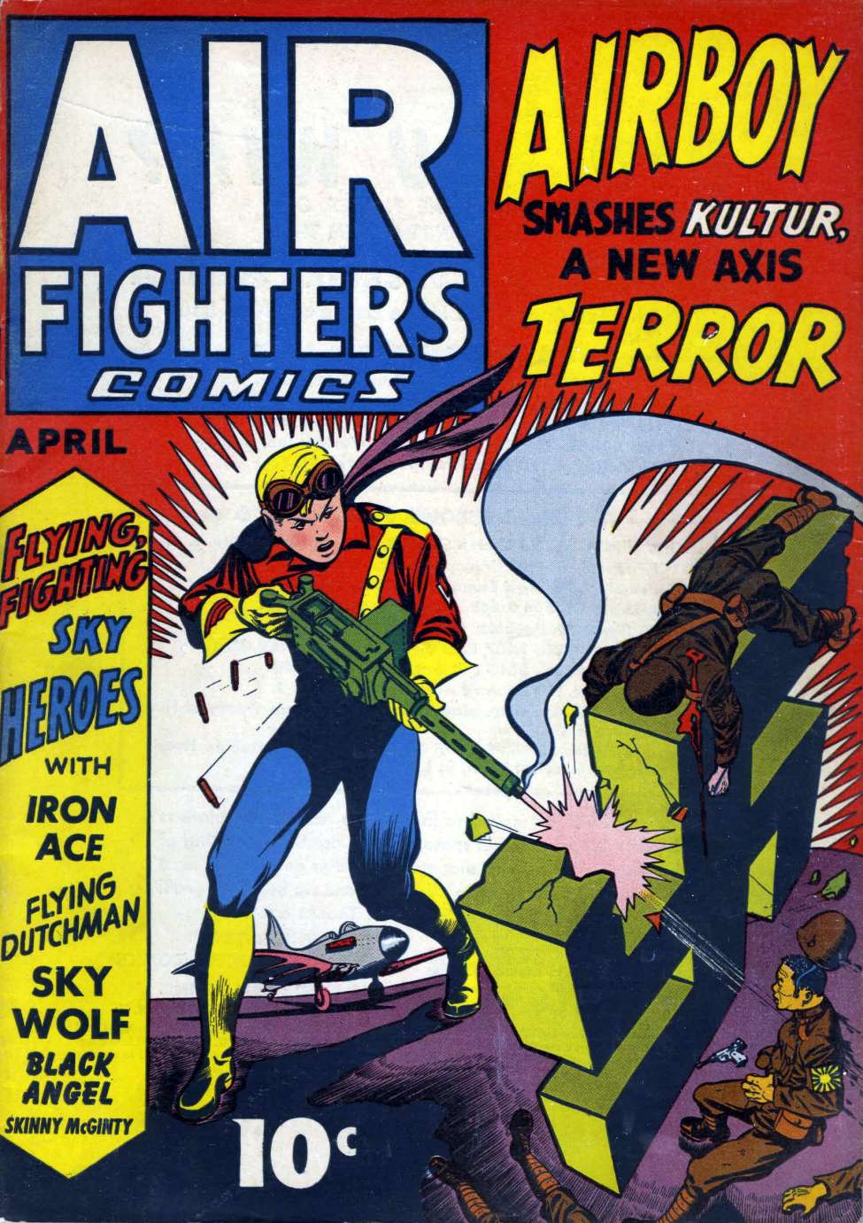 Comic Book Cover For Air Fighters Comics v1 7 (alt) - Version 2