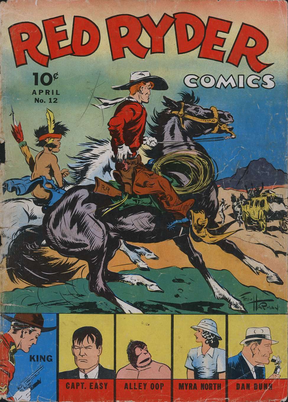 Book Cover For Red Ryder Comics 12