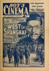 Cover For Boy's Cinema 955 - West of Shanghai - Boris Karloff