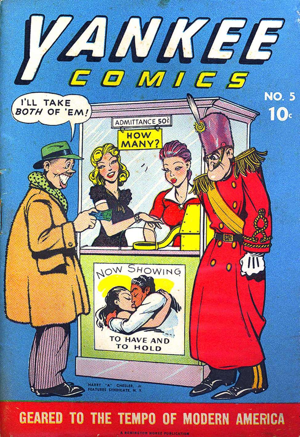 Comic Book Cover For Yankee Comics 5