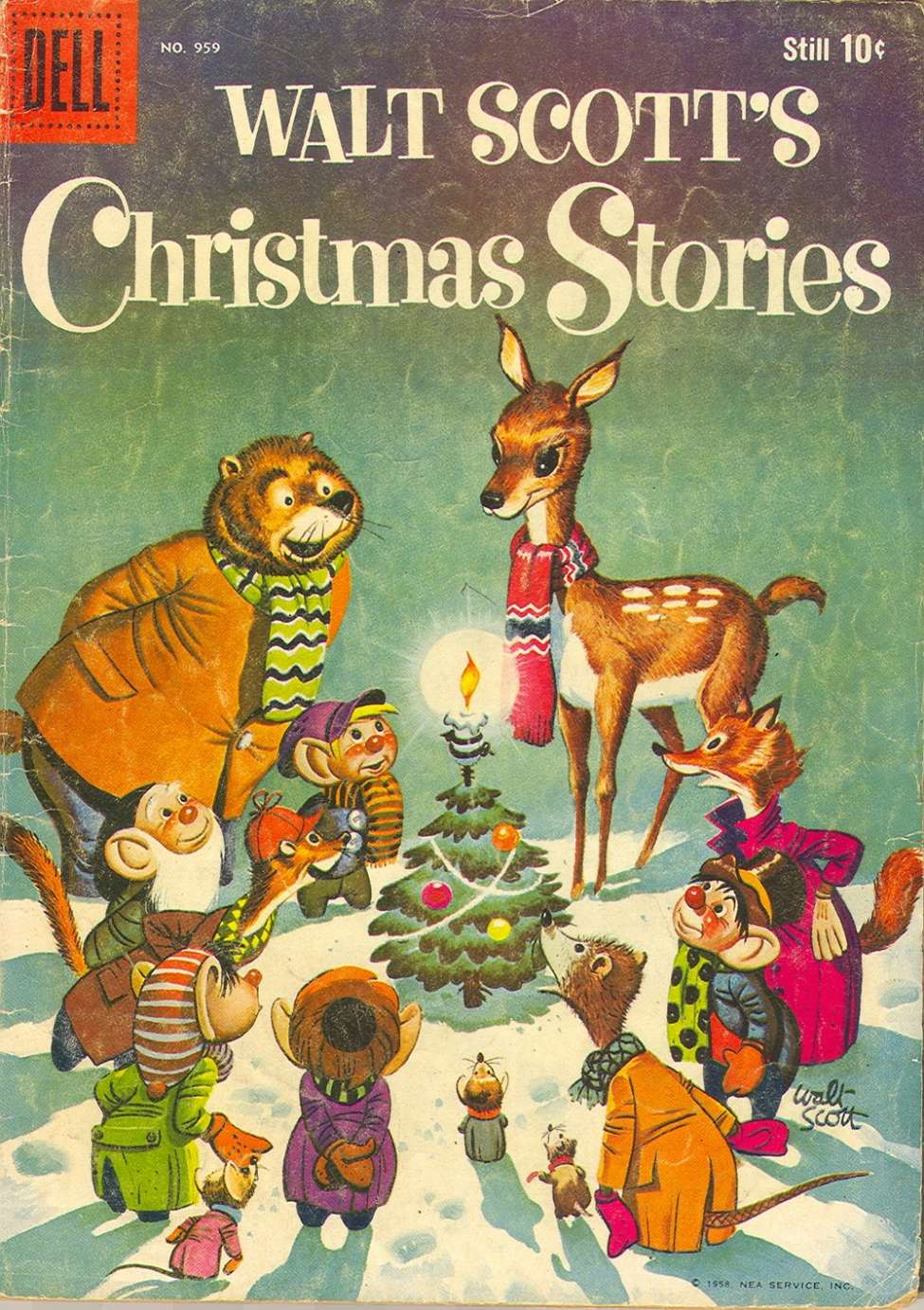 Comic Book Cover For 0959 - Walt Scott's Christmas Stories