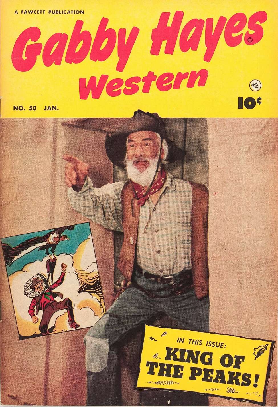 Comic Book Cover For Gabby Hayes Western 50